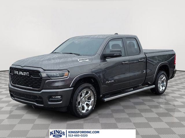 Gray (Granite Crystal Metallic Clearcoat) 2025 RAM 1500 Pickup Truck Four-Wheel Drive 8-Speed Automatic