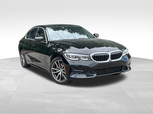 Jet Black 2021 BMW 3 Series Sedan All-Wheel Drive 8-Speed Automatic