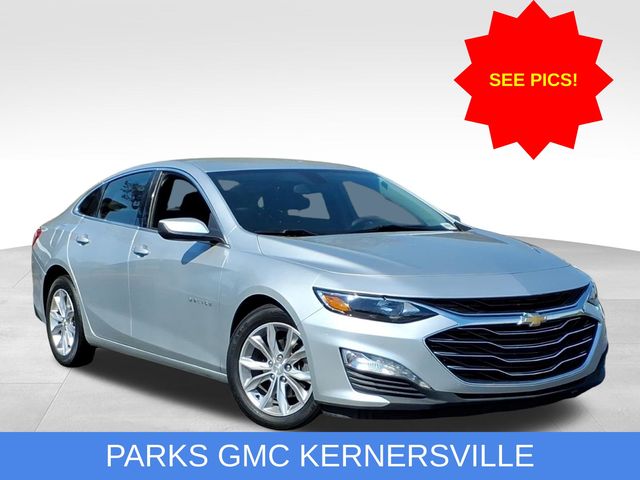 Silver Ice Metallic 2019 Chevrolet Malibu LT FWD Sedan Front-Wheel Drive Continuously Variable Transmission