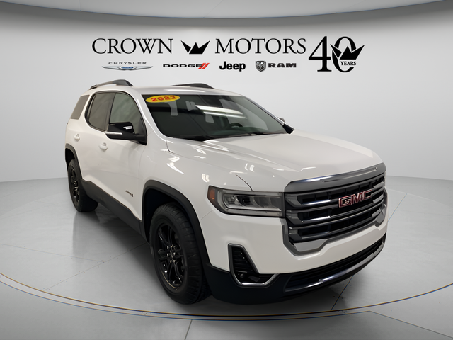 Summit White 2023 GMC Acadia SUV / Crossover Four-Wheel Drive 9-Speed Automatic