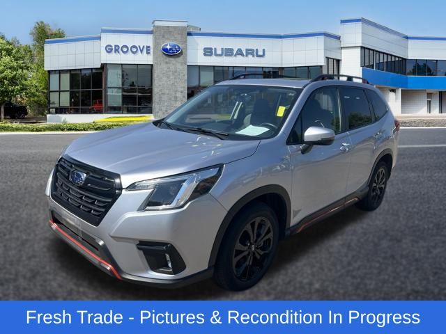 Ice Silver Metallic 2023 Subaru Forester SUV / Crossover All-Wheel Drive Continuously Variable Transmission