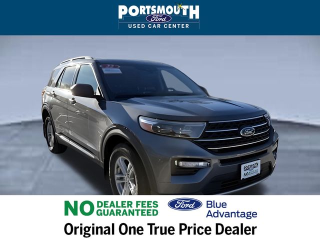 Carbonized Gray Metallic 2022 Ford Explorer XLT AWD SUV / Crossover All-Wheel Drive Automatic