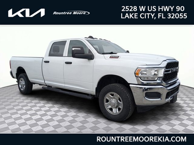Bright White Clearcoat 2024 RAM 2500 Tradesman Crew Cab LB 4WD Pickup Truck Four-Wheel Drive 8-Speed Automatic