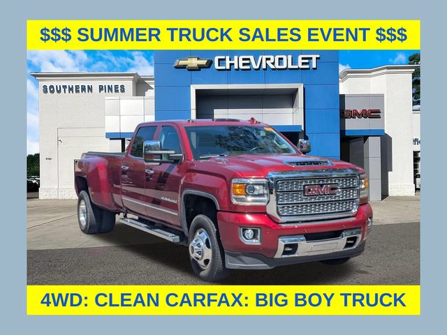 Red Quartz Tintcoat 2019 GMC Sierra 3500HD Pickup Truck Four-Wheel Drive 6-Speed Automatic