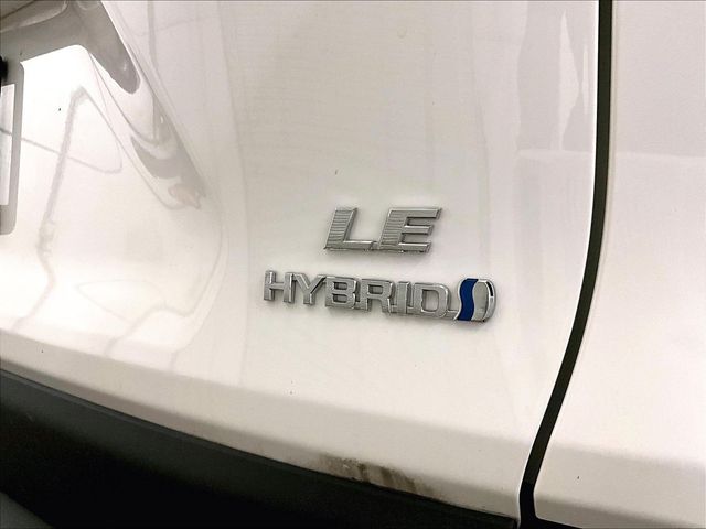 2021 Toyota RAV4 Hybrid LE White at Phil Fitts Ford