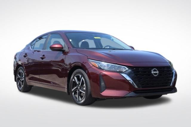 Rosewood Metallic 2025 Nissan Sentra Sedan Front-Wheel Drive Continuously Variable Transmission