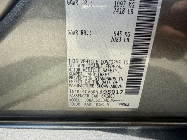 2024 Nissan Altima 2.5 SR Gray at Emmons Autoplex