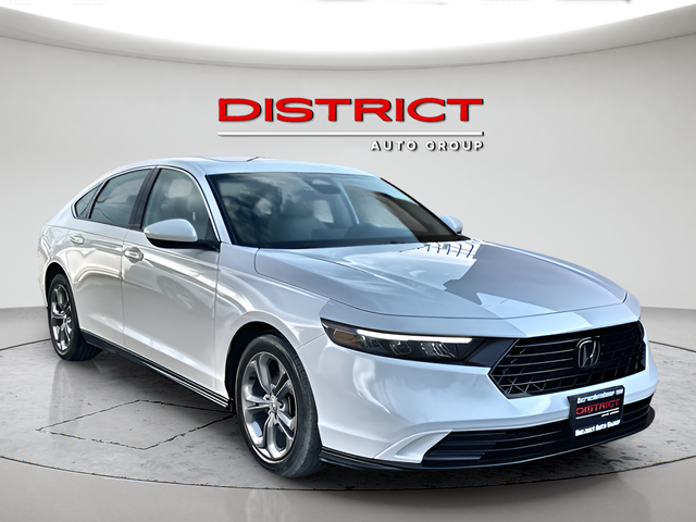 White 2024 Honda Accord Sedan Front-Wheel Drive Continuously Variable Transmission