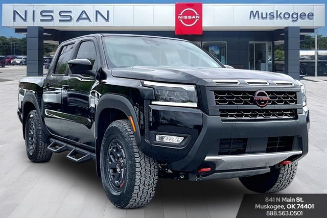 Super Black 2026 Nissan Frontier PRO-4X Crew Cab 4WD Pickup Truck Four-Wheel Drive 9-Speed Automatic Overdrive