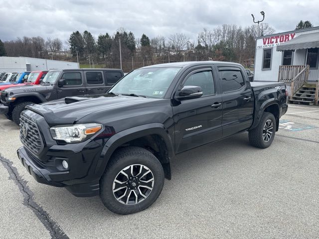 Midnight Black Metallic 2020 Toyota Tacoma TRD Sport Double Cab 4WD Pickup Truck Four-Wheel Drive 6-Speed Automatic