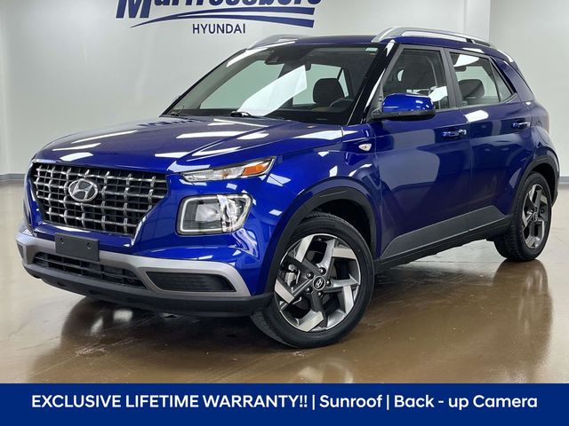 Intense Blue 2022 Hyundai Venue SEL FWD SUV / Crossover Front-Wheel Drive Continuously Variable Transmission