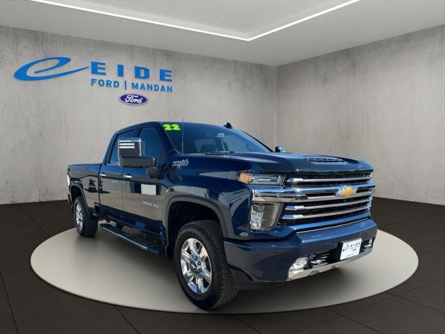 Northsky Blue Metallic 2022 Chevrolet Silverado 3500HD Pickup Truck Four-Wheel Drive Automatic