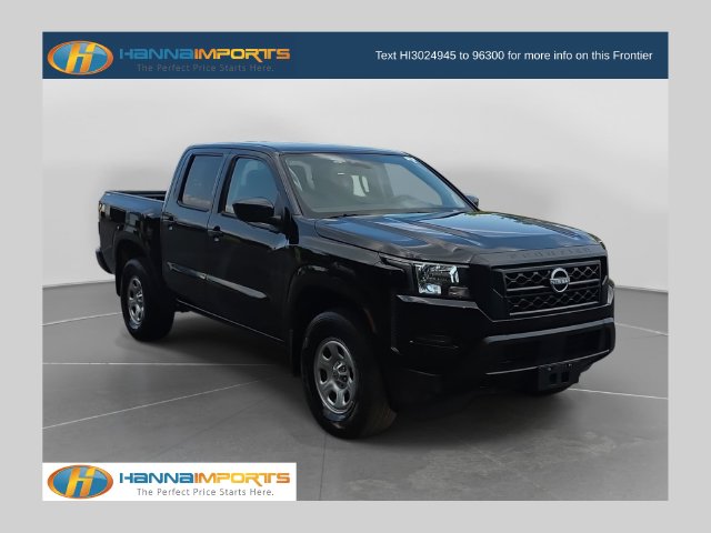 Super Black 2023 Nissan Frontier Pickup Truck Four-Wheel Drive 9-Speed Automatic