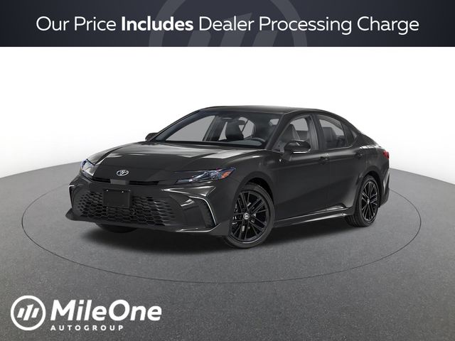 Midnight Black 2026 Toyota Camry Sedan Front-Wheel Drive Continuously Variable Transmission