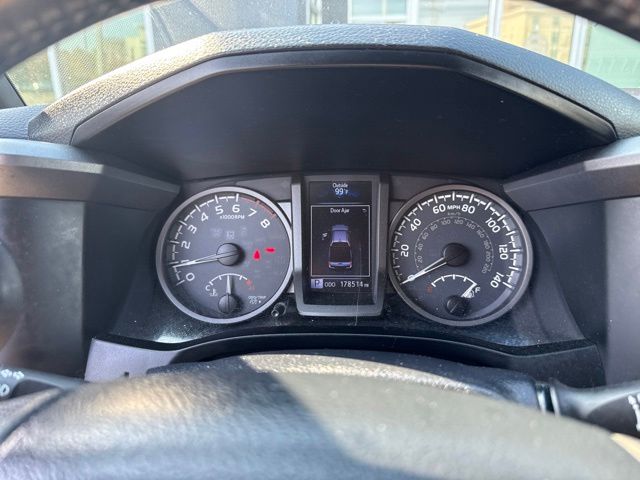 Black 2017 Toyota Tacoma Pickup Truck 4X2 6-Speed Automatic