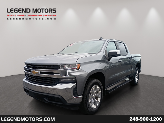 Gray (Satin Steel Metallic) 2022 Chevrolet Silverado 1500 Pickup Truck Four-Wheel Drive 8-Speed Automatic