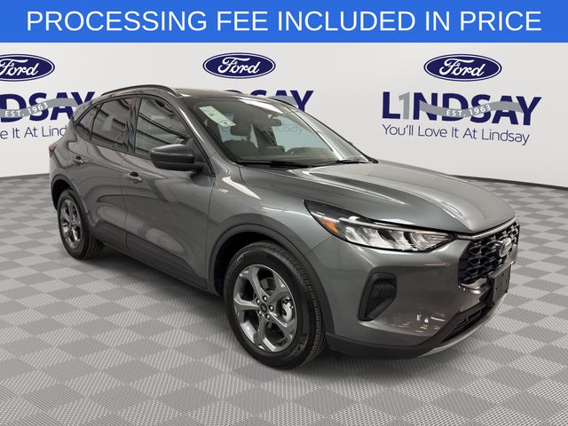 Gray Metallic 2025 Ford Escape Hybrid ST-Line FWD SUV / Crossover Front-Wheel Drive Continuously Variable Transmission