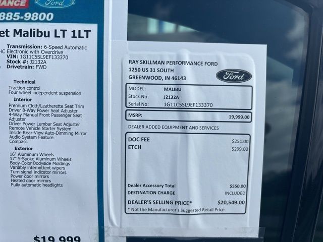 Used 2014 White Chevrolet LT image 2
