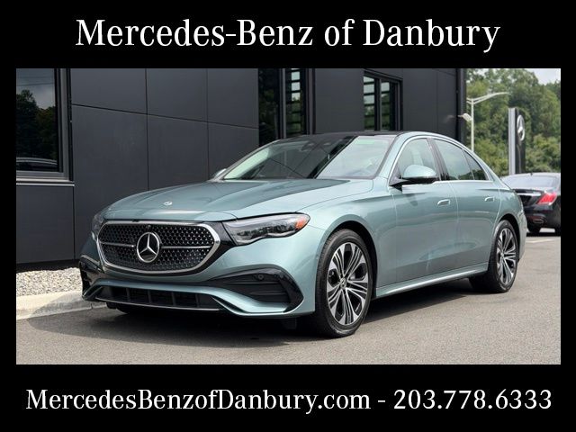 Green 2025 Mercedes-Benz E-Class Sedan All-Wheel Drive 9-Speed Automatic