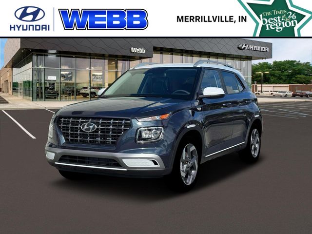 Denim w/White Roof 2026 Hyundai Venue SUV / Crossover Front-Wheel Drive Continuously Variable Transmission
