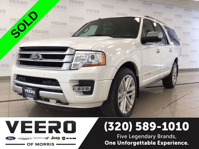 White Platinum Clearcoat Metallic 2017 Ford Expedition SUV / Crossover Four-Wheel Drive 6-Speed Automatic