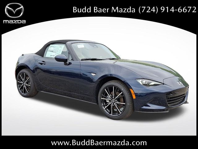 Deep Crystal Blue Mica 2026 Mazda MX-5 Miata Convertible Rear-Wheel Drive 6-Speed Automatic
