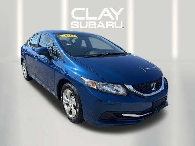Dyno Blue Pearl 2013 Honda Civic Sedan Front-Wheel Drive 5-Speed Automatic