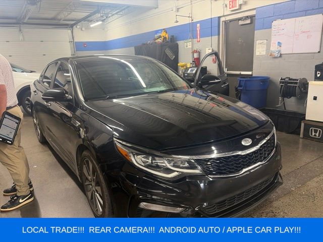 Ebony Black 2019 Kia Optima Sedan Front-Wheel Drive 6-Speed Automatic