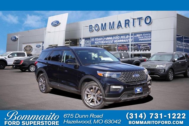 Black Metallic 2023 Ford Explorer SUV / Crossover All-Wheel Drive Automatic