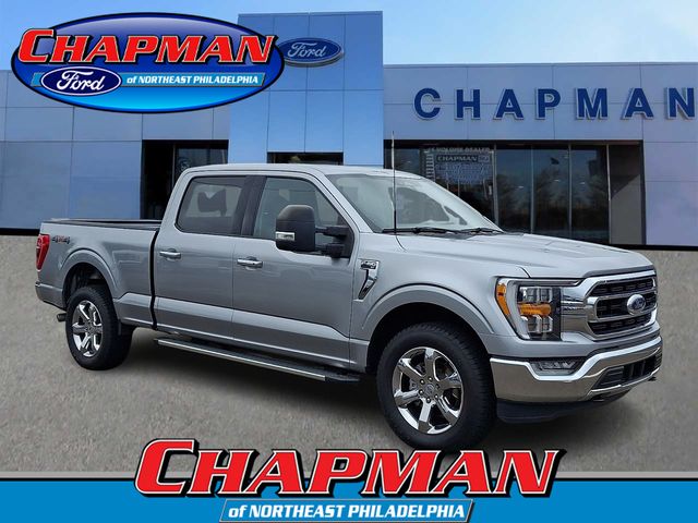 Silver Metallic 2022 Ford F-150 Pickup Truck Four-Wheel Drive Automatic
