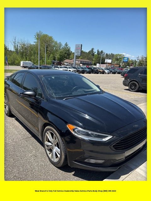Shadow Black 2017 Ford Fusion SE AWD Sedan All-Wheel Drive 6-Speed Automatic