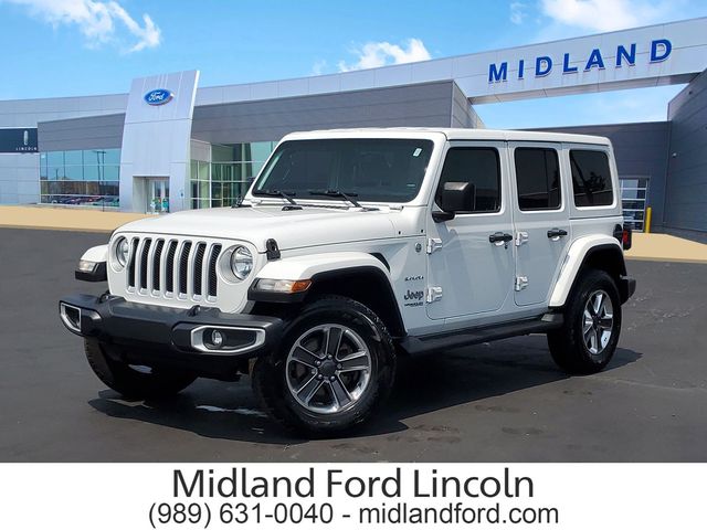 Bright White Clearcoat 2021 Jeep Wrangler SUV / Crossover Four-Wheel Drive 8-Speed Automatic