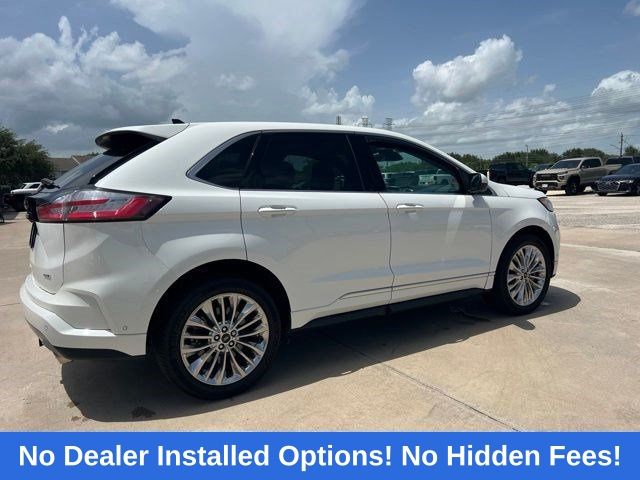 2024 Ford Edge Titanium White at North Houston Mitsubishi