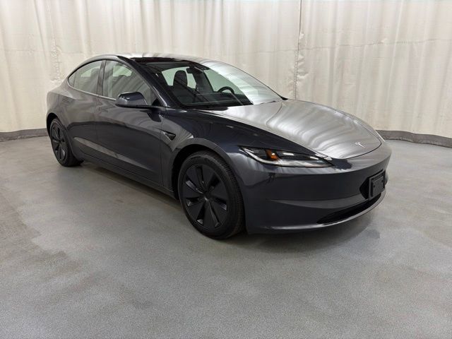 Stealth Gray 2025 Tesla Model 3 Long Range AWD Sedan All-Wheel Drive 1-Speed Automatic