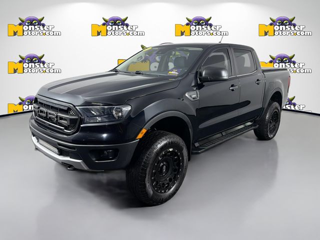 Black 2021 Ford Ranger XLT SuperCrew 4WD Pickup Truck Four-Wheel Drive Automatic