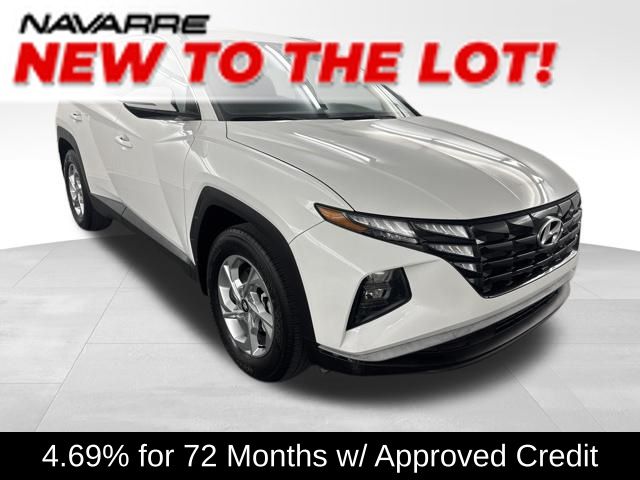 White Pearl 2023 Hyundai Tucson SUV / Crossover Front-Wheel Drive 8-Speed Automatic