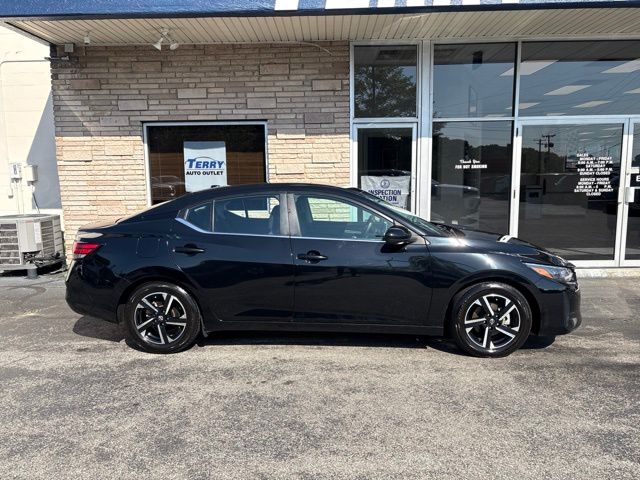 Super Black 2024 Nissan Sentra Sedan Front-Wheel Drive Continuously Variable Transmission