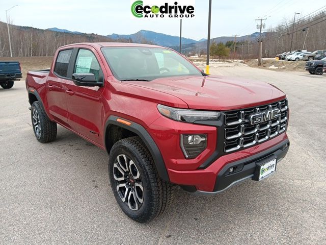 Volcanic Red Tintcoat 2026 GMC Canyon AT4 Crew Cab 4WD Pickup Truck Four-Wheel Drive 8-Speed Automatic