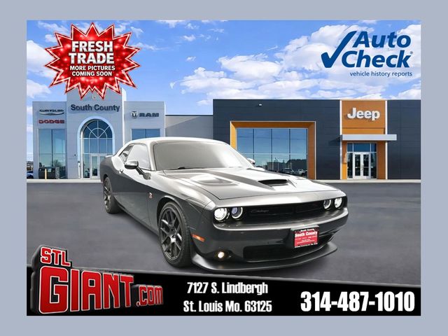 Gray (Granite Crystal Metallic Clearcoat) 2019 Dodge Challenger Coupe Rear-Wheel Drive 6-Speed Manual