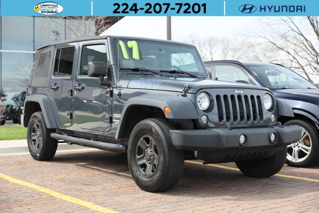 Rhino Clearcoat 2017 Jeep Wrangler Unlimited Sport 4WD SUV / Crossover Four-Wheel Drive 5-Speed Automatic