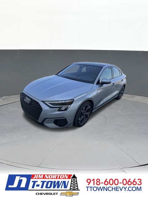 Silver Metallic 2023 Audi A3 Sedan All-Wheel Drive 7-Speed Automatic