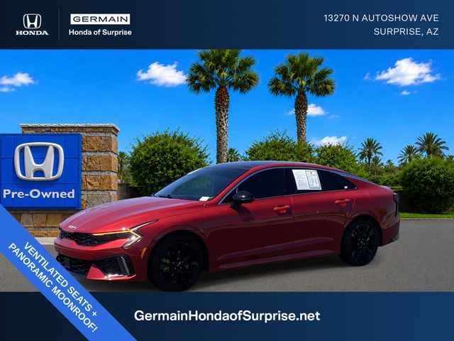 Runway Red 2025 Kia K5 GT FWD Sedan Front-Wheel Drive 8-Speed Dual Clutch