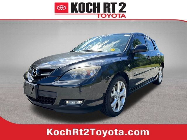 Black Mica 2008 Mazda MAZDA3 Hatchback Front-Wheel Drive 5-Speed Manual Overdrive
