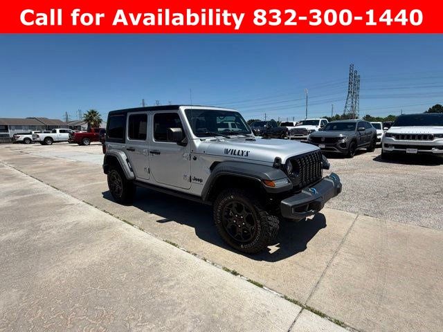 2023 Jeep Wrangler Base 4xe Silver at DeMontrond Gulf Freeway