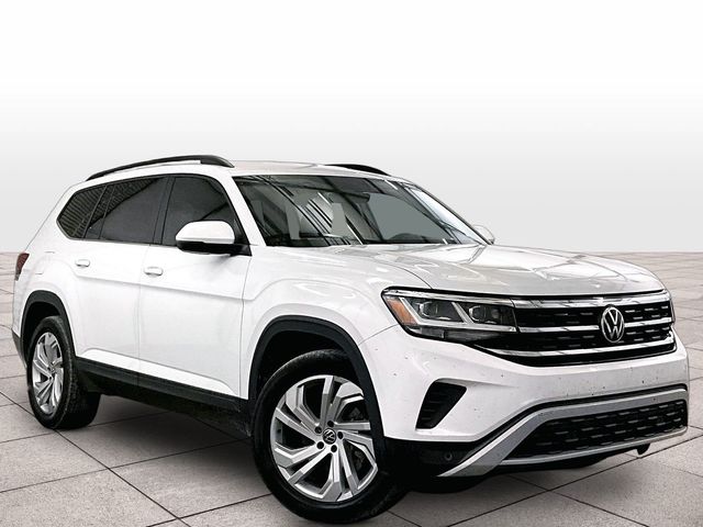 2021 Volkswagen Atlas 3.6L V6 SE w/Technology White at Subaru and VW of Moon Township