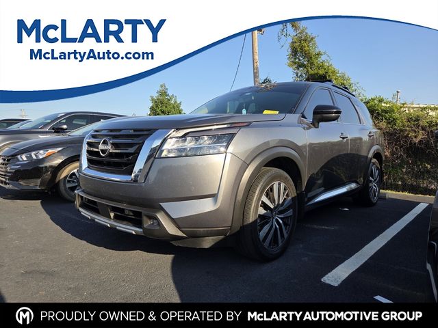 Gun Metallic/Super Black 2022 Nissan Pathfinder SUV / Crossover All-Wheel Drive 9-Speed Automatic