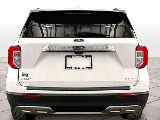 2021 Ford Explorer XLT White at Honda North