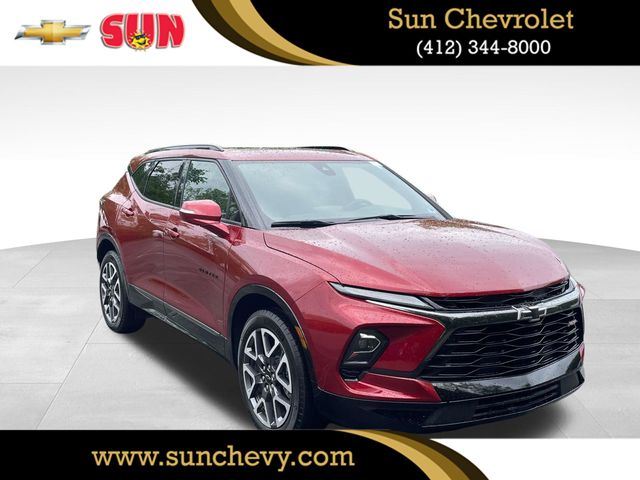 Radiant Red Tintcoat 2025 Chevrolet Blazer RS AWD SUV / Crossover All-Wheel Drive 9-Speed Automatic Overdrive