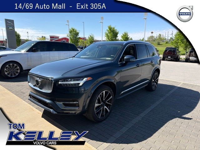 Denim Blue Metallic 2024 Volvo XC90 B6 Plus Bright Theme 7-Passenger AWD SUV / Crossover All-Wheel Drive Automatic