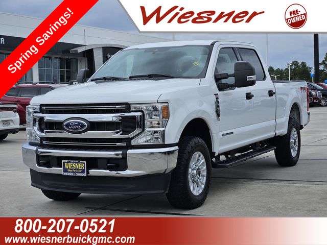 Oxford White 2021 Ford F-250 Super Duty XLT Crew Cab 4WD Pickup Truck Four-Wheel Drive Automatic